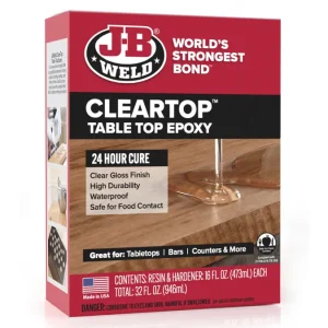 J-B Weld™ ClearTop Pour-On Epoxy 32 fl oz